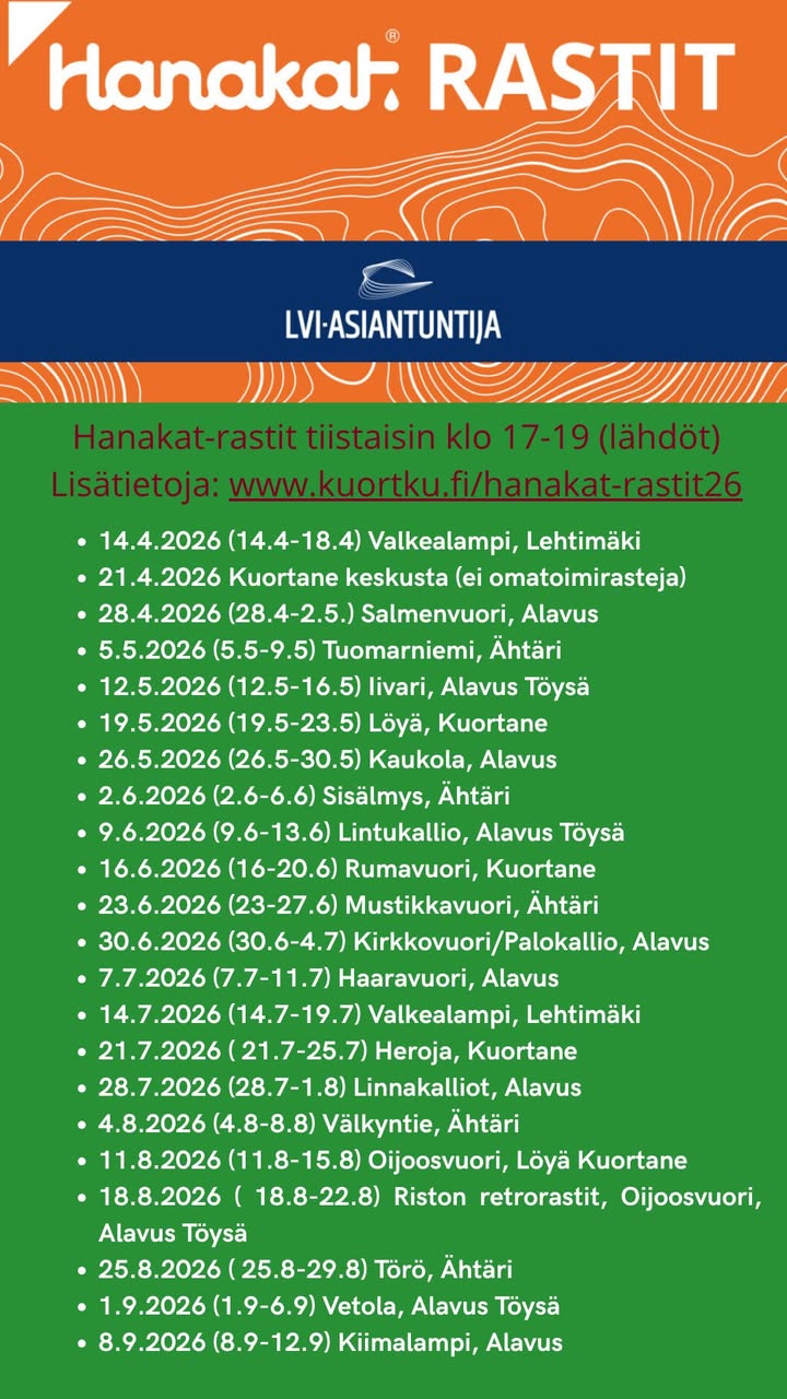 Kuortaneen Kunto - Suunnistus ja hiihto